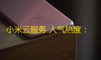 小米云服务 人气热度 ：36℃