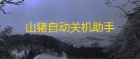 山猪自动关机助手